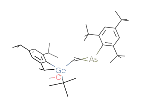 C<sub>6</sub>H<sub>2</sub>(CH(CH<sub>3</sub>)2)3C(CH<sub>3</sub>)3GeOCH<sub>3</sub>CHAsC<sub>6</sub>H<sub>2</sub>(C(CH<sub>3</sub>)3)3