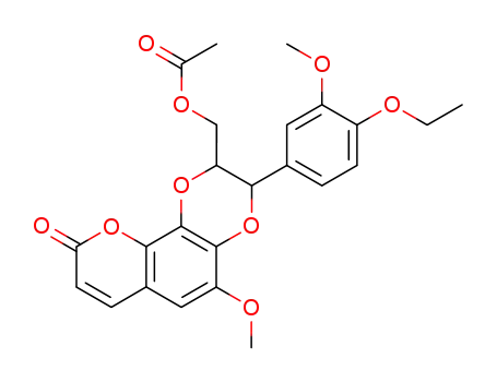 Cleomiscosin A ethyl ether monoacetate