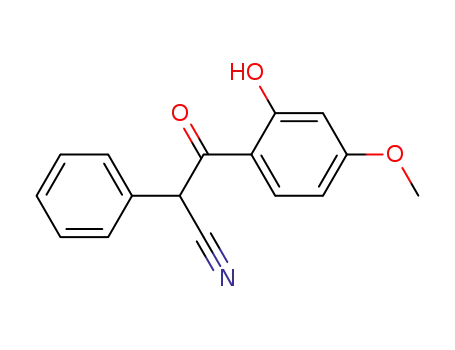 3-(2-Hydroxy-4-methoxy-phenyl)-3-oxo-2-phenyl-propionitrile