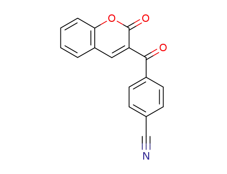 4-(2-Oxo-2H-1-benzopyran-3-carbonyl)benzonitrile