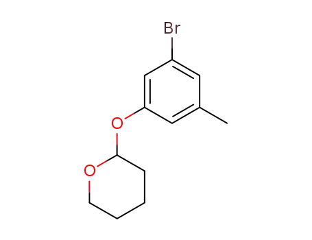 2-(3-Bromo-5-methyl-phenoxy)-tetrahydro-pyran