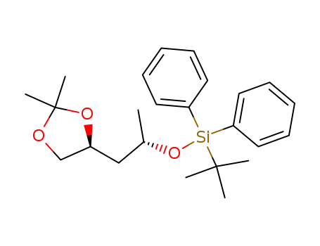 tert-Butyl-[(S)-2-((S)-2,2-dimethyl-[1,3]dioxolan-4-yl)-1-methyl-ethoxy]-diphenyl-silane