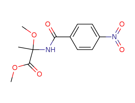 α-methoxy-N-(4-nitrobenzoyl)-alanine methyl ester