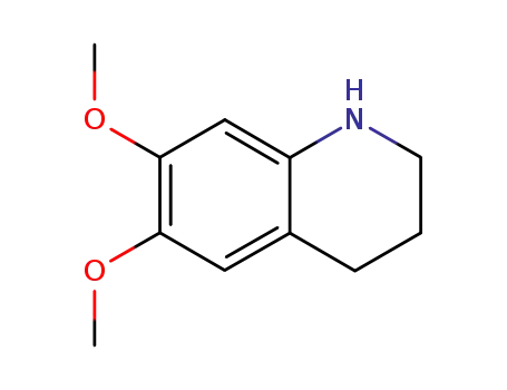 Molecular Structure of 99986-04-6 (6,7-dimethoxy-1,2,3,4-tetrahydroquinoline)