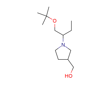3-hydroxymethyl-N-(1'-t-butoxy-2'-butyl)-pyrrolidine