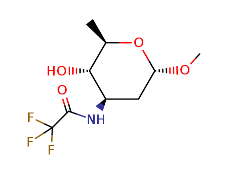 a-D-arabino-Hexopyranoside, methyl2,3,6-trideoxy-3-[(trifluoroacetyl)amino]- (9CI) cas  64519-41-1