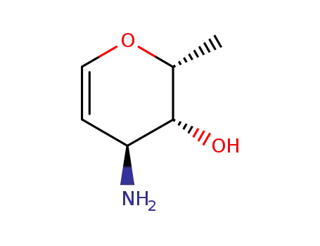 3-amino-1,5-anhydro-2,3,6-tridesoxy-D-xylo-hex-1-enitol