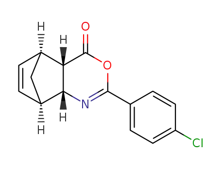 (1R,2R,7S,8S)-4-(4-Chloro-phenyl)-5-oxa-3-aza-tricyclo[6.2.1.0<sup>2,7</sup>]undeca-3,9-dien-6-one