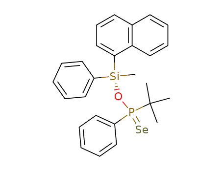 naphtylphenylmethylsilyl t-butylphenylselenophosphinate