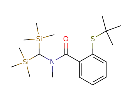 N-(Bis-trimethylsilanyl-methyl)-2-tert-butylsulfanyl-N-methyl-benzamide