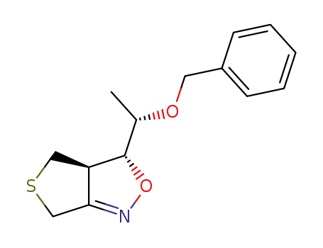(3R,3aR)-3-((S)-1-Benzyloxy-ethyl)-3a,4-dihydro-3H,6H-thieno[3,4-c]isoxazole