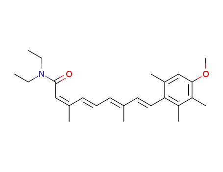 2,4,6,8-Nonatetraenamide,
N,N-diethyl-9-(4-methoxy-2,3,6-trimethylphenyl)-3,7-dimethyl-,
(Z,E,E,E)-