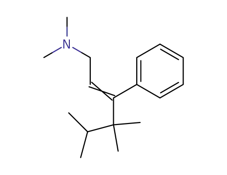 Molecular Structure of 88926-61-8 (2-Hexen-1-amine, N,N,4,4,5-pentamethyl-3-phenyl-)