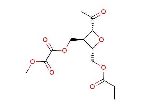 Oxalic acid (2R,3R,4S)-2-acetyl-4-propionyloxymethyl-oxetan-3-ylmethyl ester methyl ester