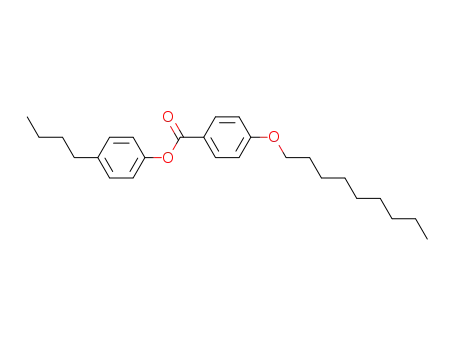 Molecular Structure of 70280-78-3 (Benzoic acid, 4-(nonyloxy)-, 4-butylphenyl ester)
