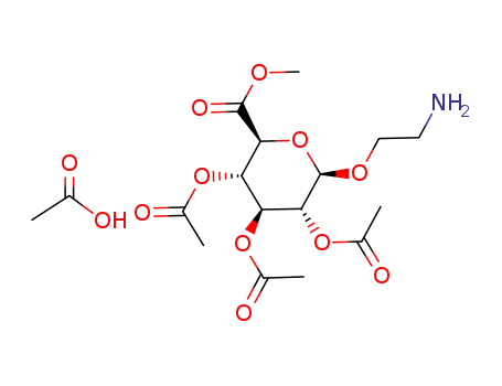 methyl (2-aminoethyl tri-O-acetyl-β-D-glucopyranosid)uronate acetate