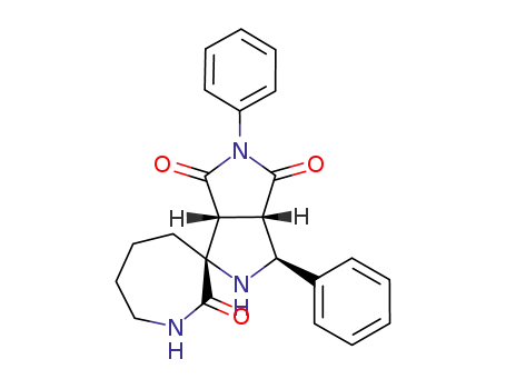 2,2-spiro(3,3-hexahydro-2-oxo-azepinyl)-4,7-diphenyl-6,8-dioxo-3,7-diazabicyclo<3.3.0>octane