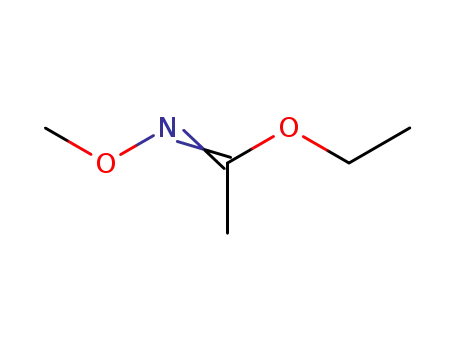 Molecular Structure of 21250-85-1 (N-Methoxyethanimidic acid ethyl ester)