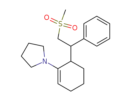 1-[6-(2-Methanesulfonyl-1-phenyl-ethyl)-cyclohex-1-enyl]-pyrrolidine