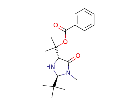 (2S,5R)-5-(O-benzoyl-1-methyl-1-hydroxyethyl)-2-t-butyl-3-methyl-4-imidazolidinone