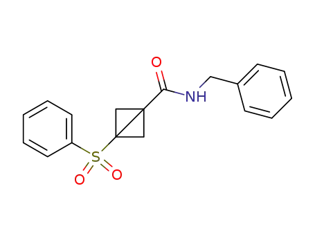 3-Benzenesulfonyl-bicyclo[1.1.0]butane-1-carboxylic acid benzylamide