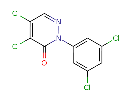 Molecular Structure of 86483-43-4 (4,5-DICHLORO-2-(3,5-DICHLOROPHENYL)-2,3-DIHYDROPYRIDAZIN-3-ONE)