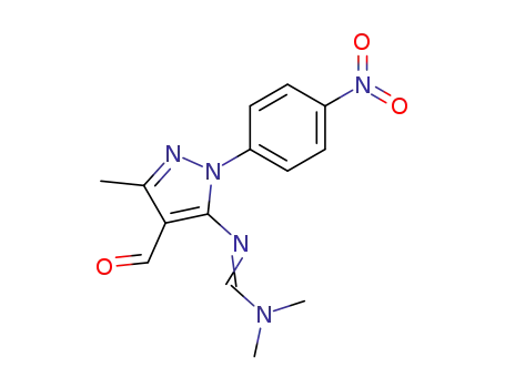 Methanimidamide,
N'-[4-formyl-3-methyl-1-(4-nitrophenyl)-1H-pyrazol-5-yl]-N,N-dimethyl-
