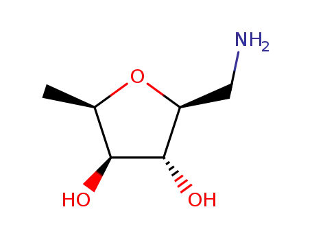 (2S,3R,4R,5R)-2-Aminomethyl-5-methyl-tetrahydro-furan-3,4-diol