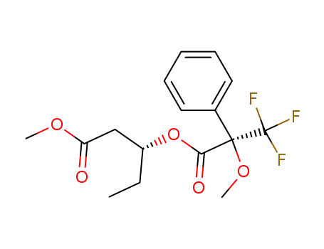 (R)-3-((R)-3,3,3-Trifluoro-2-methoxy-2-phenyl-propionyloxy)-pentanoic acid methyl ester