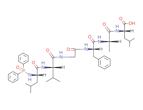 N<sup>α</sup>-diphenylphosphinylleucylvalylglycylphenylalanylalanylleucine