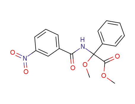 α-methoxy-N-(3-nitrobenzoyl)-phenylglycine methyl ester