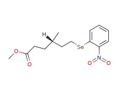 methyl (S)-6-(o-nitrophenylseleno)-4-methylhexanoate