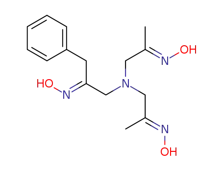 (E)-1-{bis[(E)-2-(hydroxyimino)propyl]amino}-3-phenylpropan-2-one oxime