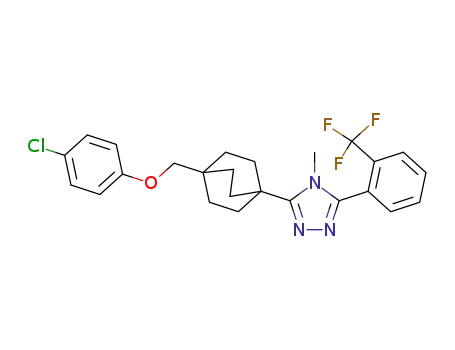 C<sub>25</sub>H<sub>25</sub>ClF<sub>3</sub>N<sub>3</sub>O