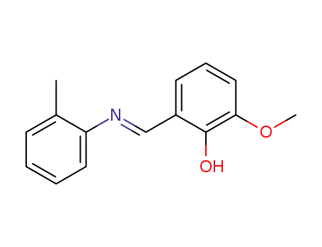 2-methoxy-6-{[(2-methylphenyl)imino]methyl}phenol