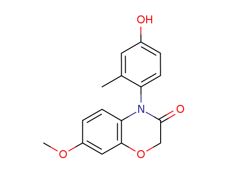 4-(4-hydroxy-2-methylphenyl)-7-methoxy-2H-1,4-benzoxazin-3(4H)-one