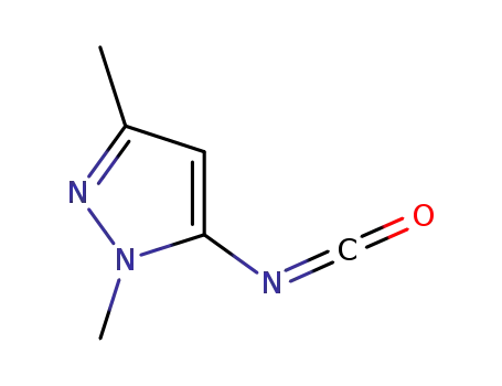 Molecular Structure of 785781-34-2 (5-ISOCYANATO-1,3-DIMETHYL-1H-PYRAZOLE)