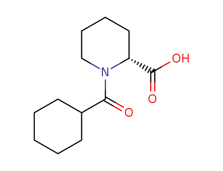 Molecular Structure of 1101232-71-6 (1-(cyclohexylcarbonyl)piperidine-2-carboxylic acid)