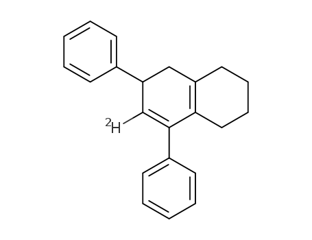 7-deutero-6,8-diphenyl-1,2,3,4,5,6-hexahydronaphthalene
