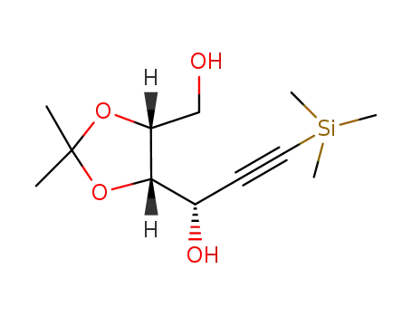 2,3-O-isopropylidene-1-trimethylsilylacetylene-D-ribo-butan-1,4-diol