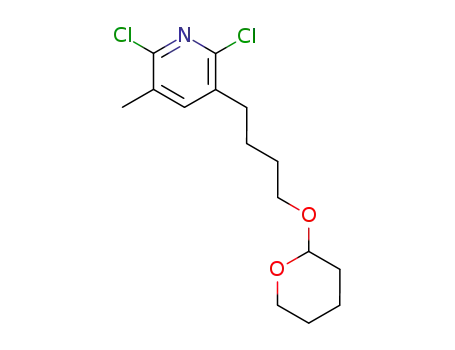 Pyridine,
2,6-dichloro-3-methyl-5-[4-[(tetrahydro-2H-pyran-2-yl)oxy]butyl]-