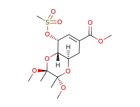 (2S,3S,4aR,8R,8aS)-methyl 2,3-dimethoxy-2,3-dimethyl-8-(methylsulfonyloxy)-2,3,4a,5,8,8a-hexahydrobenzo[b][1,4]dioxine-6-carboxylate