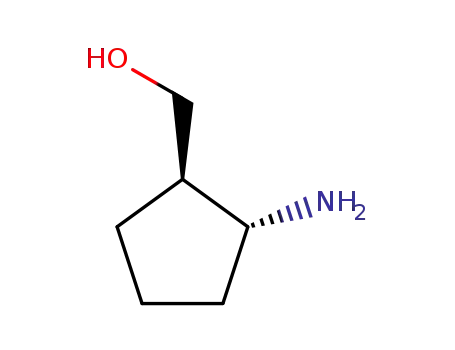 Molecular Structure of 40482-12-0 (CIS-(2-AMINO-CYCLOPENTYL)-METHANOL)