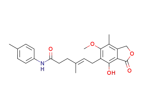 (E)-6-(4-Hydroxy-6-methoxy-7-methyl-3-oxo-1,3-dihydro-isobenzofuran-5-yl)-4-methyl-hex-4-enoic acid p-tolylamide