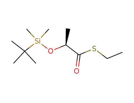 Propanethioic acid, 2-[[(1,1-dimethylethyl)dimethylsilyl]oxy]-, S-ethyl ester, (S)-