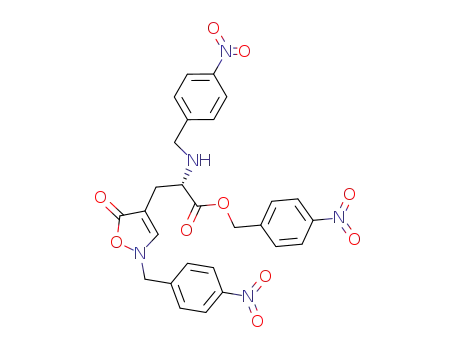 (S)-2-(4-Nitro-benzylamino)-3-[2-(4-nitro-benzyl)-5-oxo-2,5-dihydro-isoxazol-4-yl]-propionic acid 4-nitro-benzyl ester