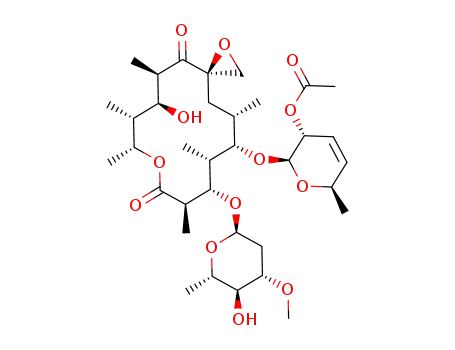 2'-acetyl-3'-de(dimethylamino)-3',4'-dehydrooleandomycin