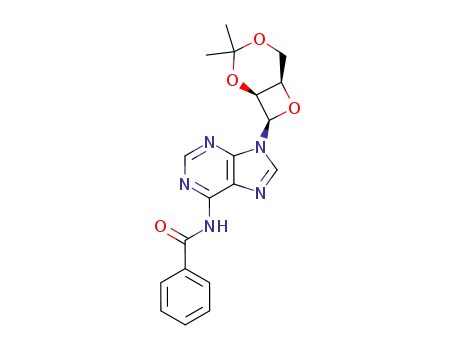 N-[9-((1S,6R,8R)-3,3-Dimethyl-2,4,7-trioxa-bicyclo[4.2.0]oct-8-yl)-9H-purin-6-yl]-benzamide