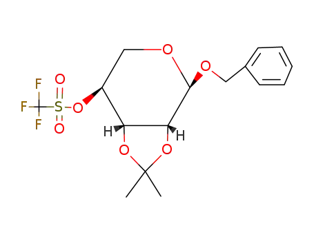 Trifluoro-methanesulfonic acid (3aR,4R,7S,7aS)-4-benzyloxy-2,2-dimethyl-tetrahydro-[1,3]dioxolo[4,5-c]pyran-7-yl ester
