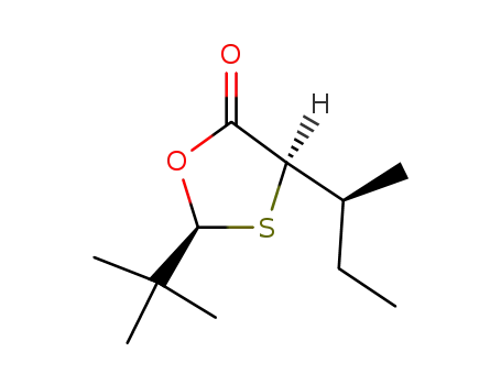 (2S,5R)-2-(t-butyl)-5-(S-2'-methylbutyl)-1,3-oxathiolan-4-one